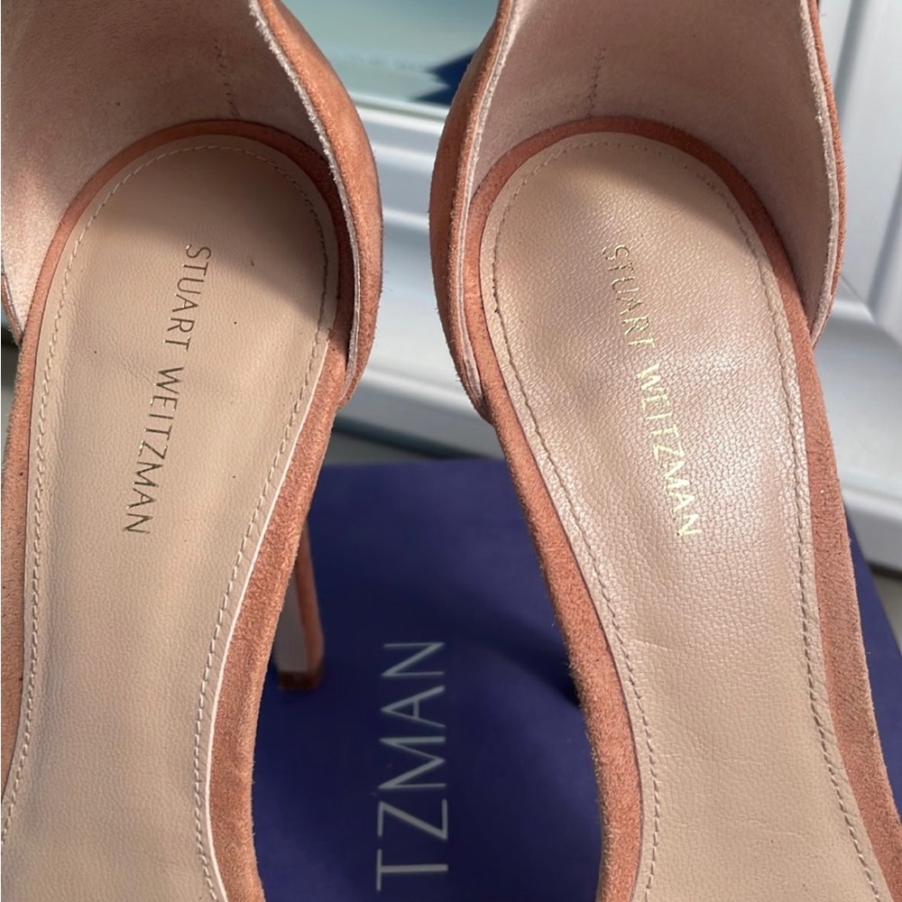 Stuart Weitzman Backupplat nude- size 7 - Picture 8 of 9